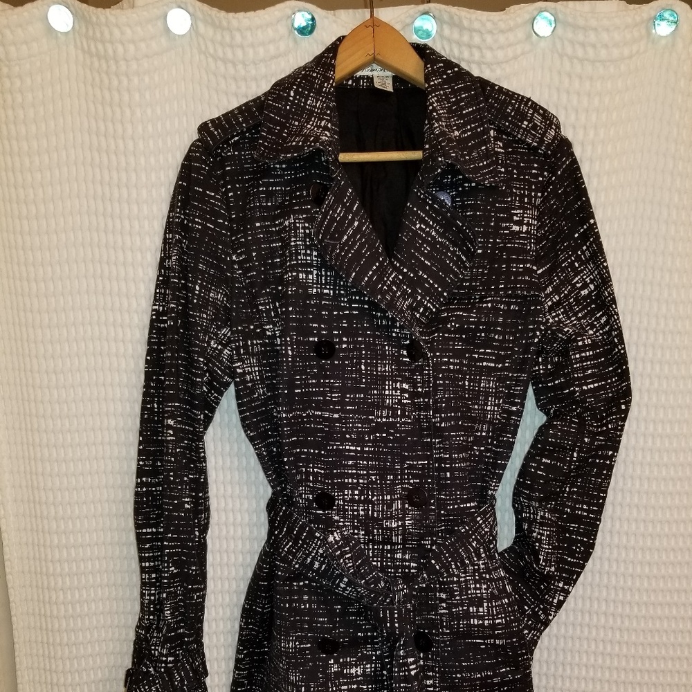 Kenneth Cole Short Trench SZ M